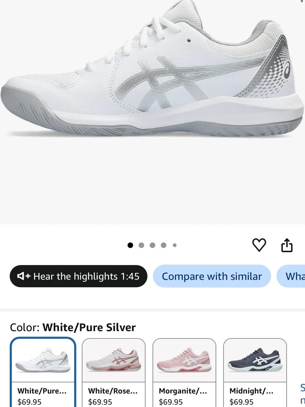 ASICS women’s pickleball sneakers